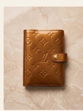Louis Vuitton Cognac Vernis Monogram Agenda Cover
